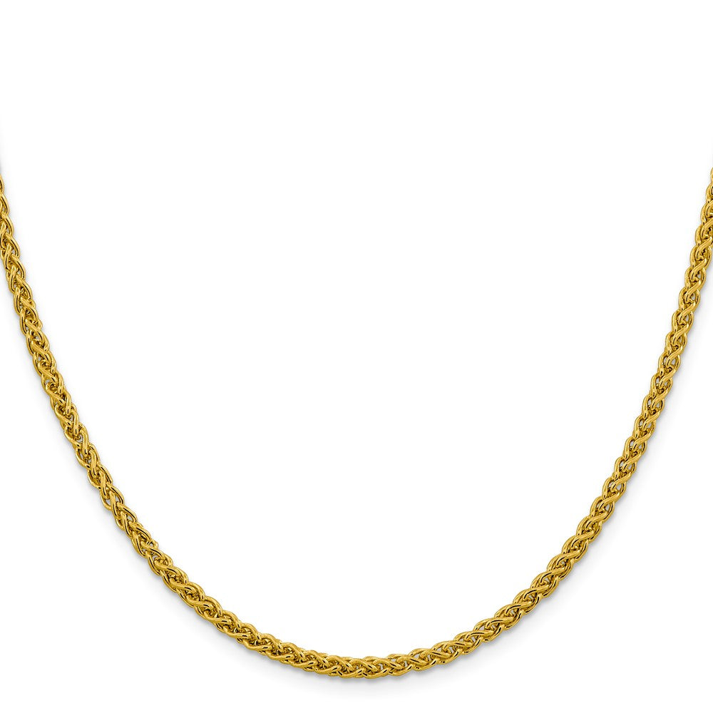 14k 3.45mm Semi-solid Wheat Chain (7.43 grams)