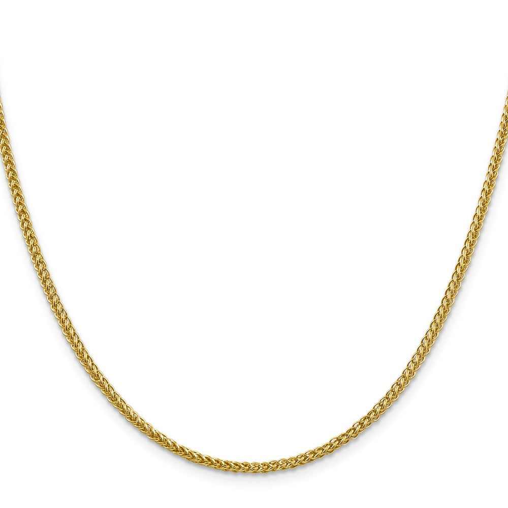14k 2.35mm Semi-solid 3-Wire Wheat Chain (3.12 grams)