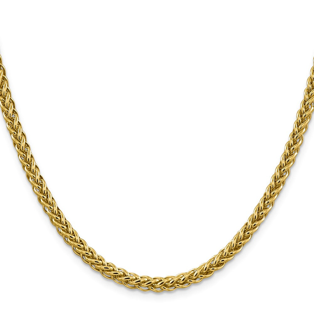 14k 4.65mm Semi-solid 3-Wire Wheat Chain (12.97 grams)