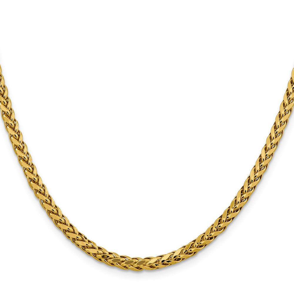 14k 3.7mm Semi-solid D/C Wheat Chain (12.31 grams)