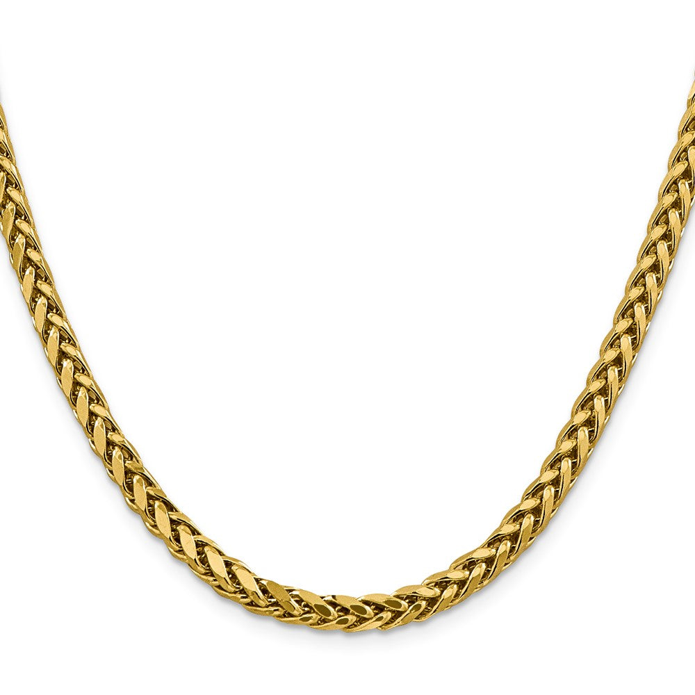 14k 5mm Semi-solid D/C Wheat Chain (20.03 grams)