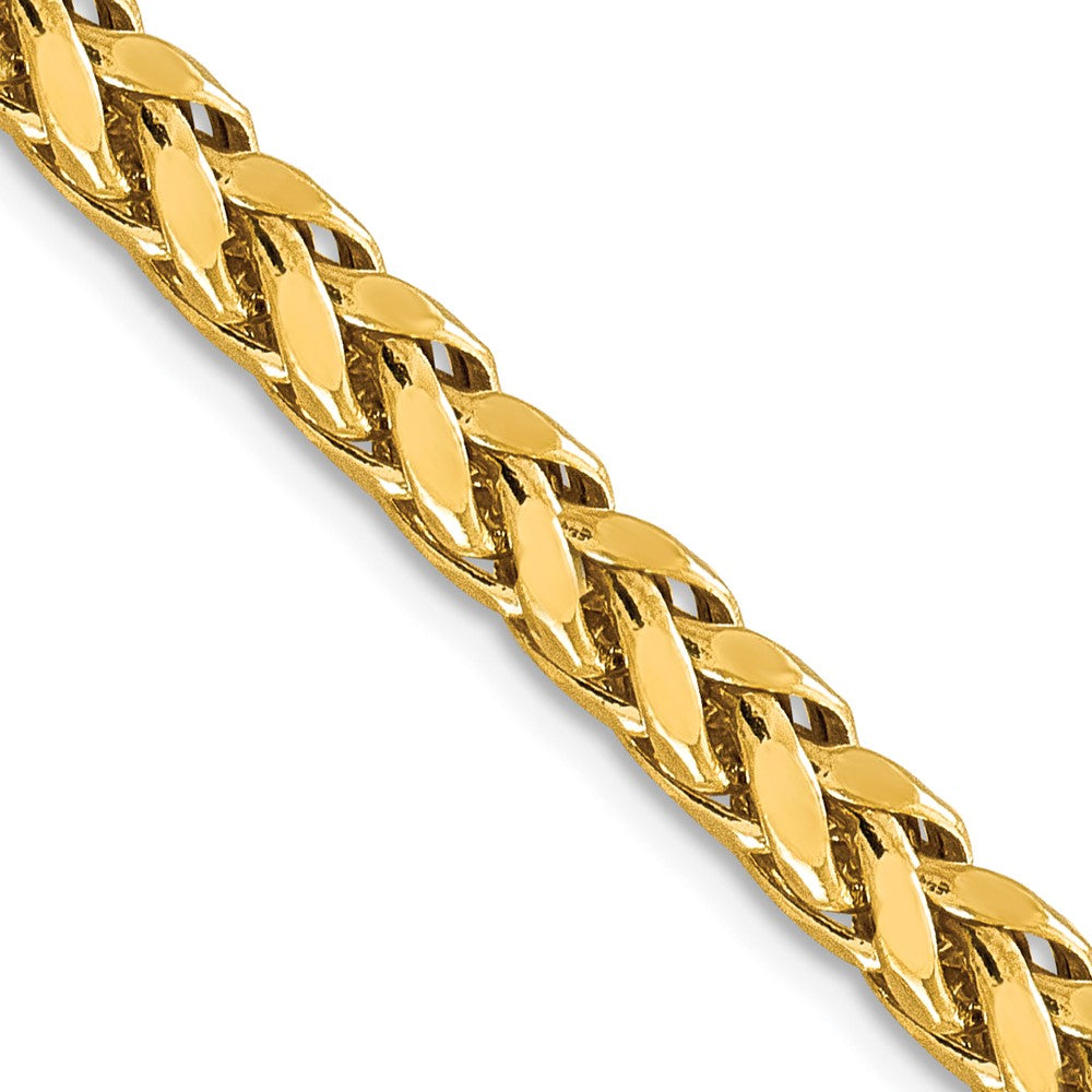 14k 5mm Semi-solid D/C Wheat Chain (20.03 grams)