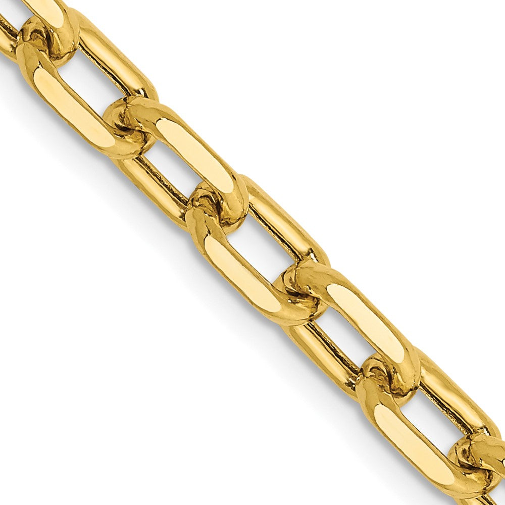 14k 4.9mm Semi-solid D/C Open Link Cable Chain (11.07 grams)