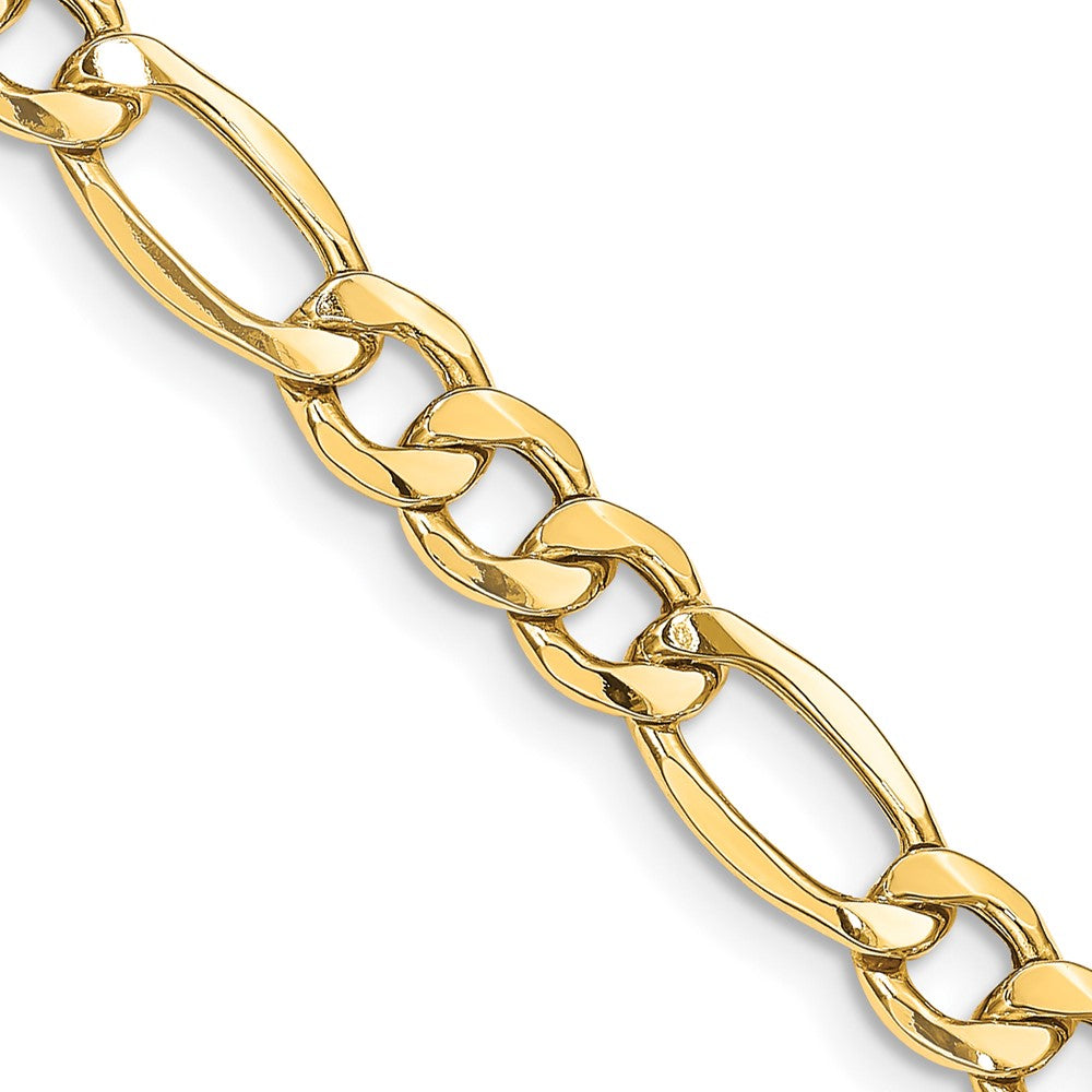 14k 8.5mm Semi-Solid Figaro Chain (19.01 grams)