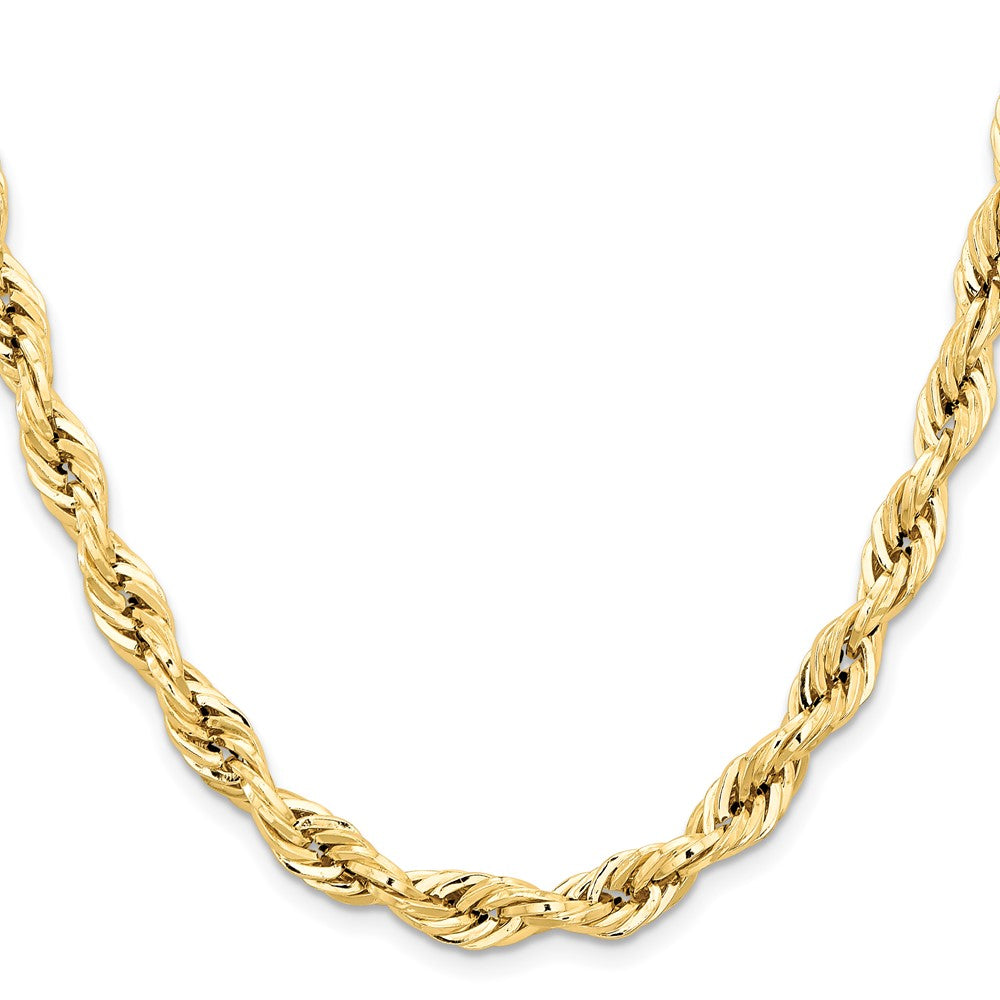 14ky 7.0mm Semi-Solid Rope Chain (12.86 grams)