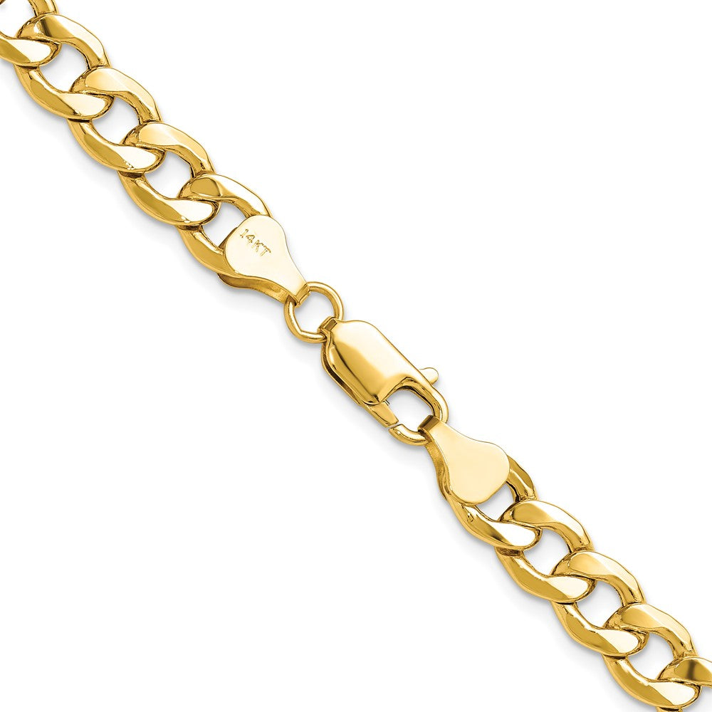 14k 7.5mm Semi-Solid Curb Chain (19.08 grams)