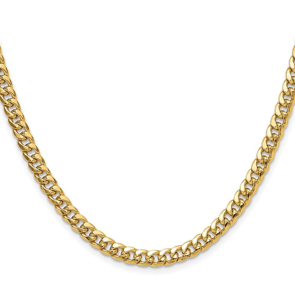 14k 5.25mm Semi-Solid Miami Cuban Chain (12.44 grams)