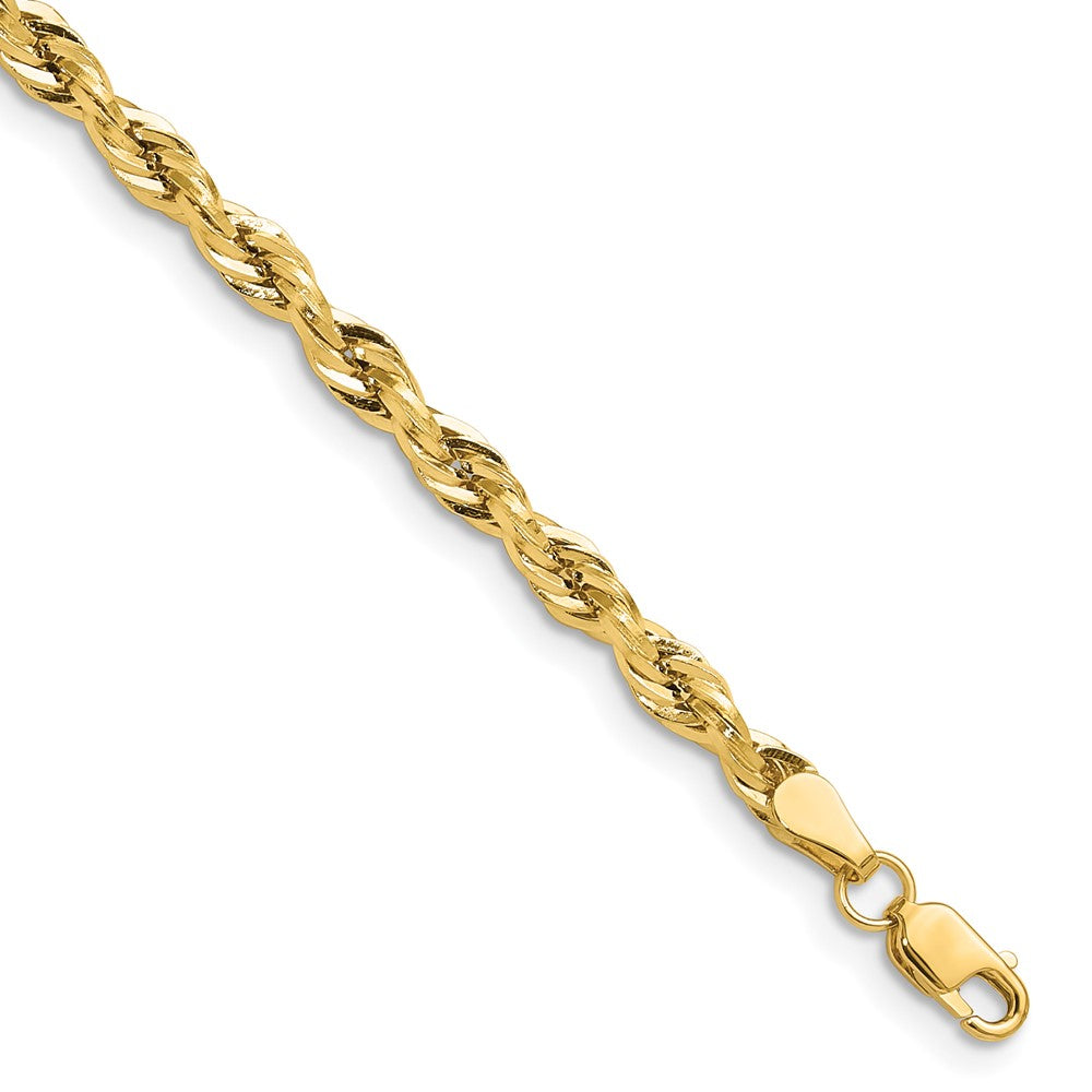 14ky 3.5mm Semi-Solid Rope Chain (3.60 grams)