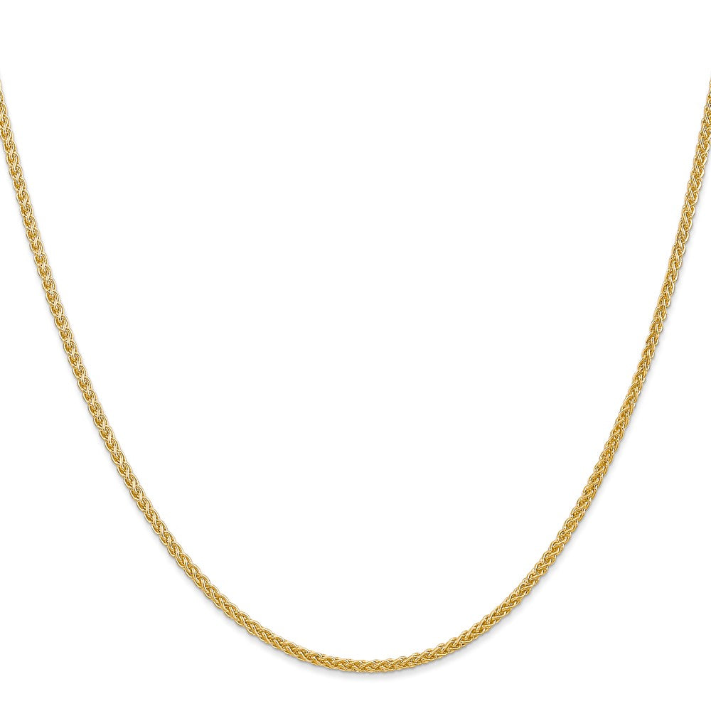 14k 2mm Semi-Solid Wheat Chain (3.06 grams)