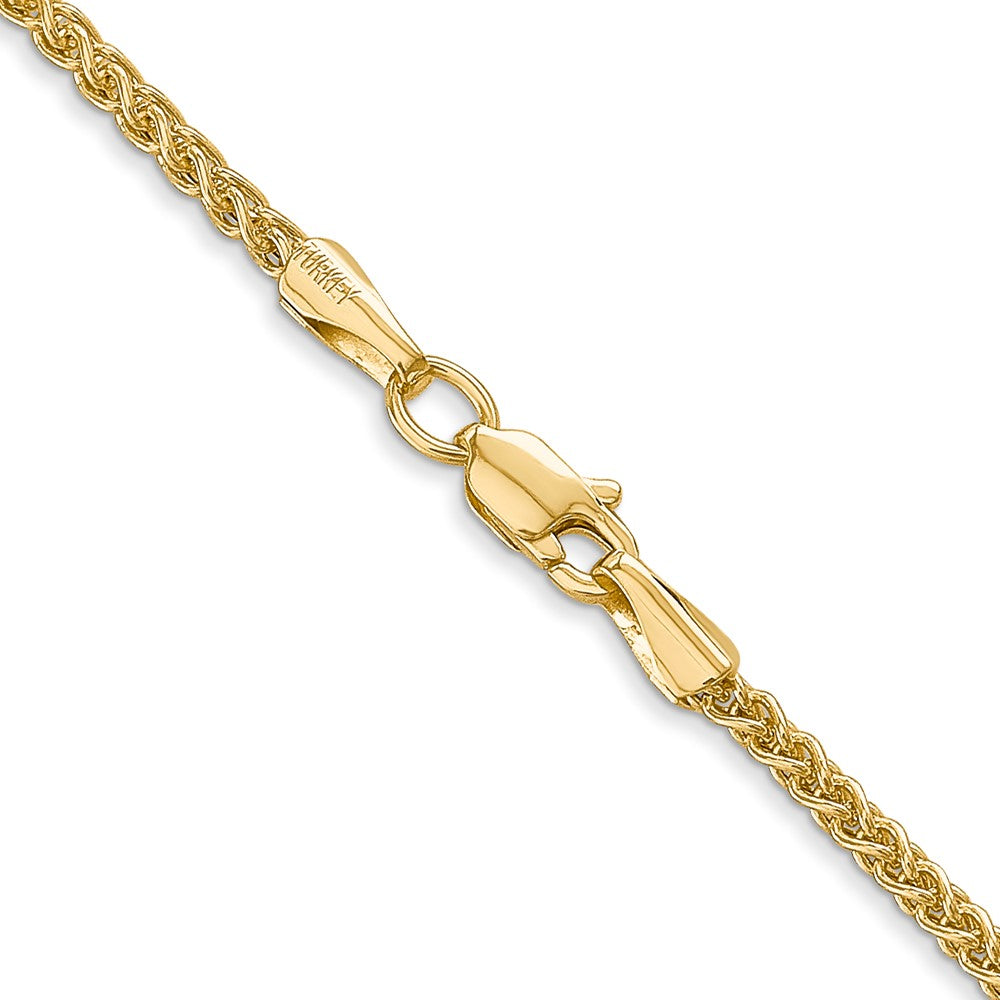 14k 2mm Semi-Solid Wheat Chain (3.06 grams)