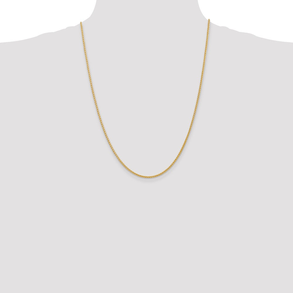 14k 2mm Semi-Solid Wheat Chain (3.06 grams)