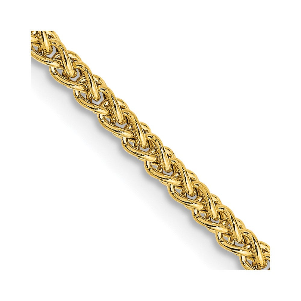 14k 2mm Semi-Solid Wheat Chain (3.06 grams)