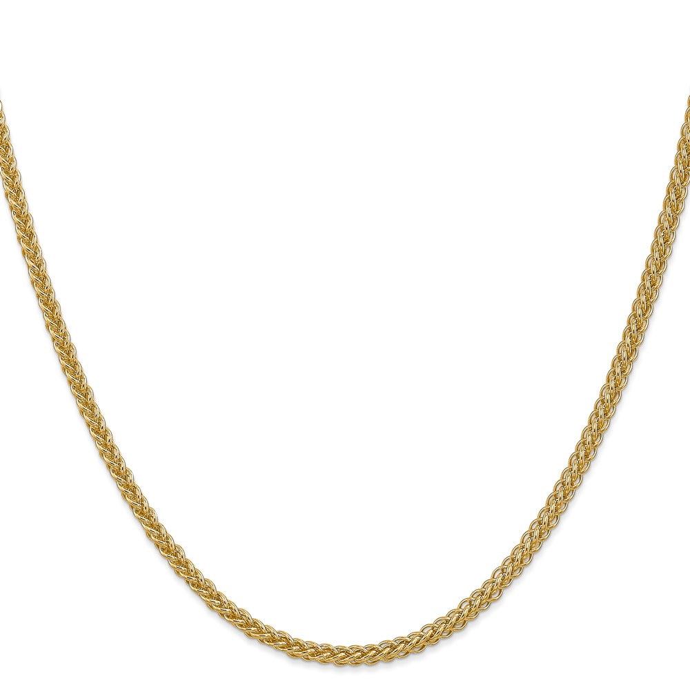 14k 2.6mm Semi-solid 3-Wire Wheat Chain (5.20 grams)