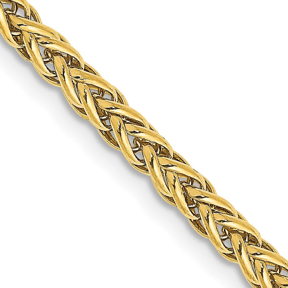 14k 2.6mm Semi-solid 3-Wire Wheat Chain (5.20 grams)
