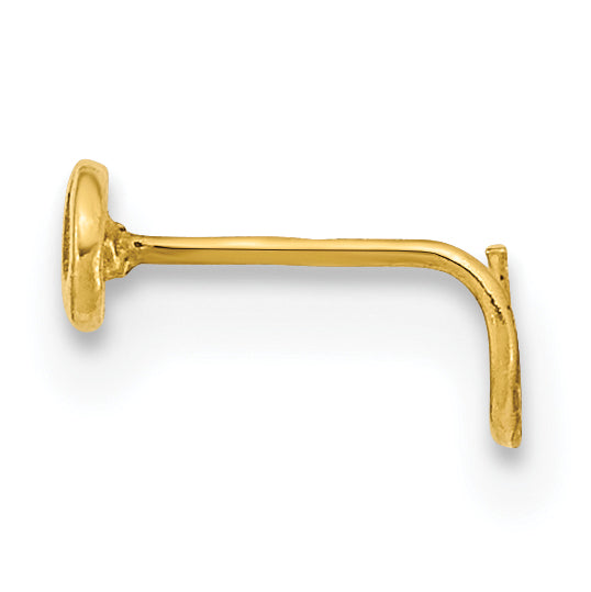 14K 22 Gauge Infinity Nose Ring Body Jewelry (0.11 grams)