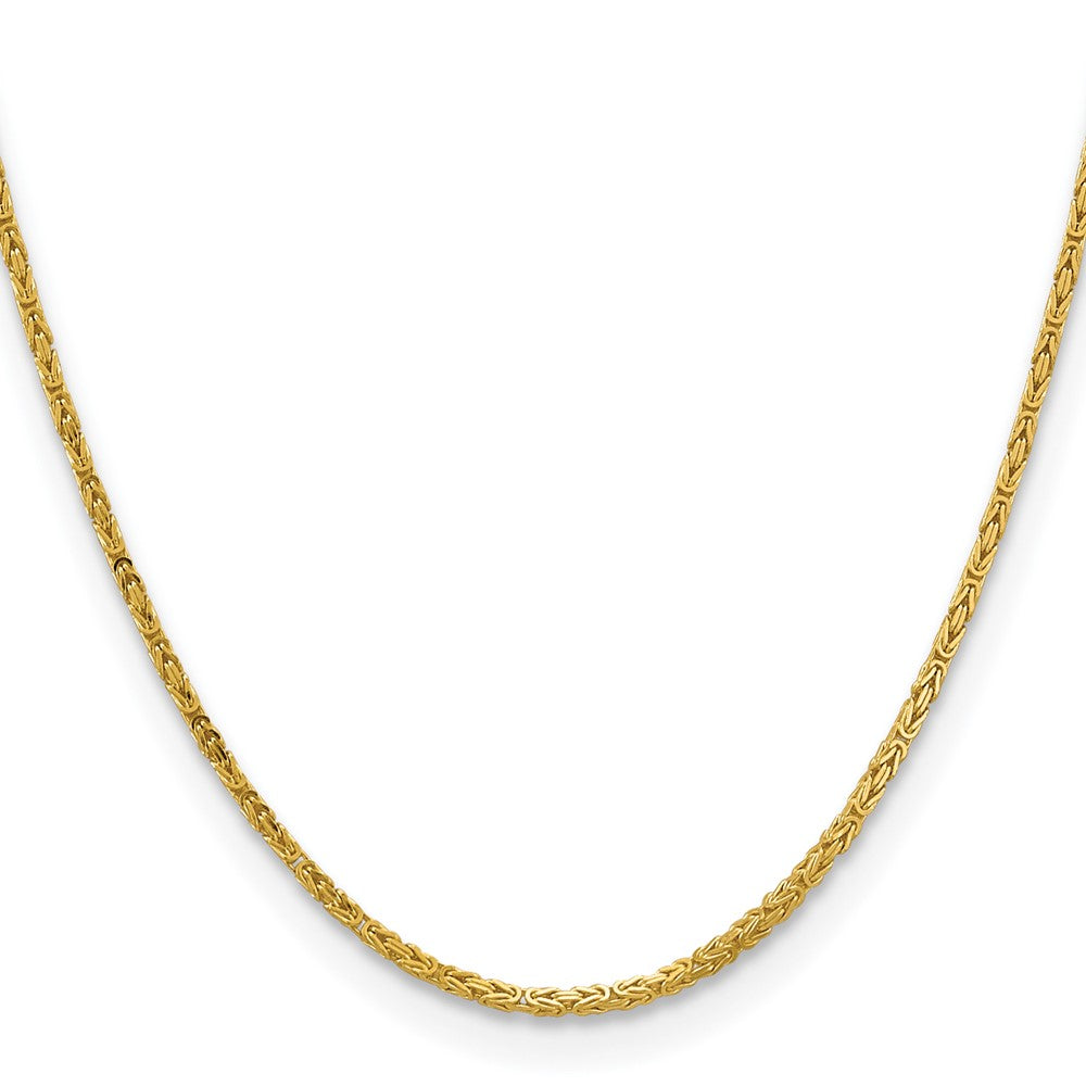 14k 2mm Byzantine Chain (12.20 grams)