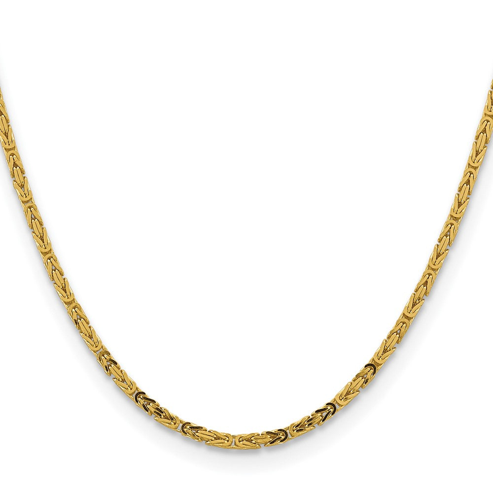 14k 2.5mm Byzantine Chain (23.99 grams)