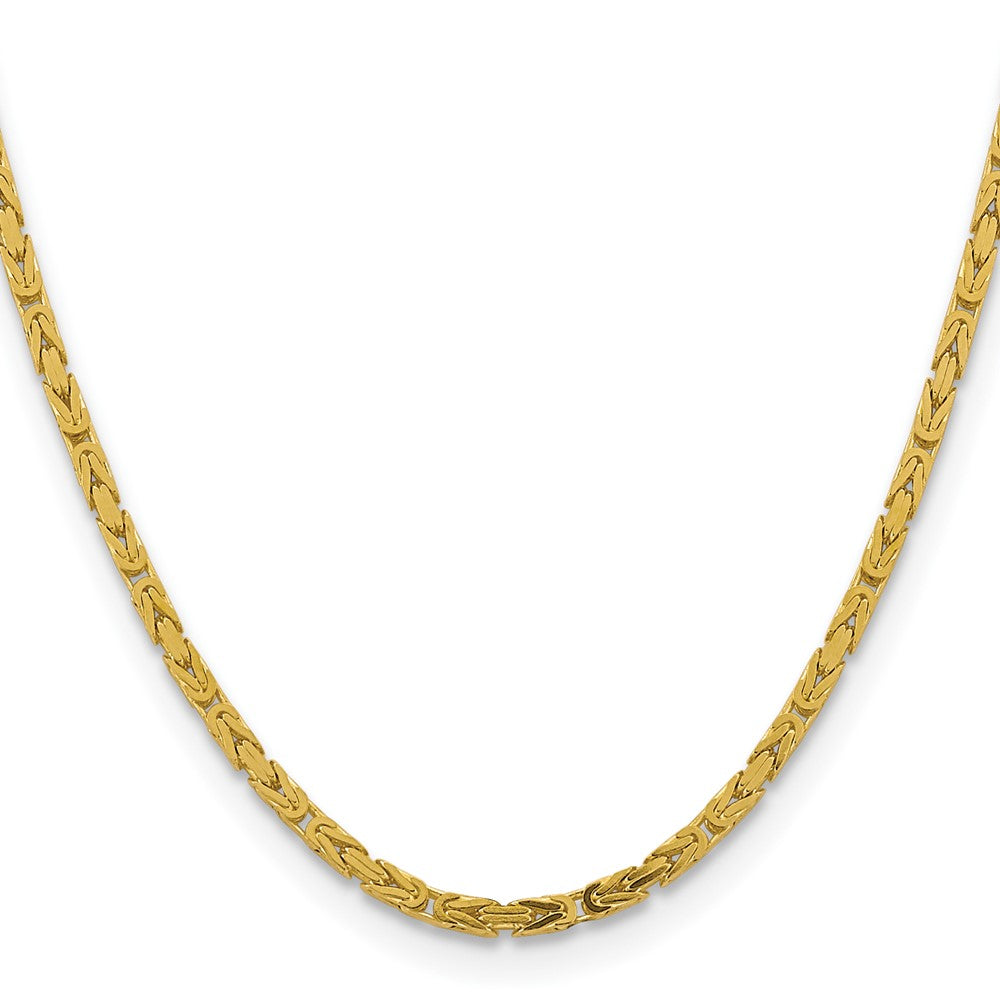 14k 3.25mm Byzantine Chain (30.65 grams)