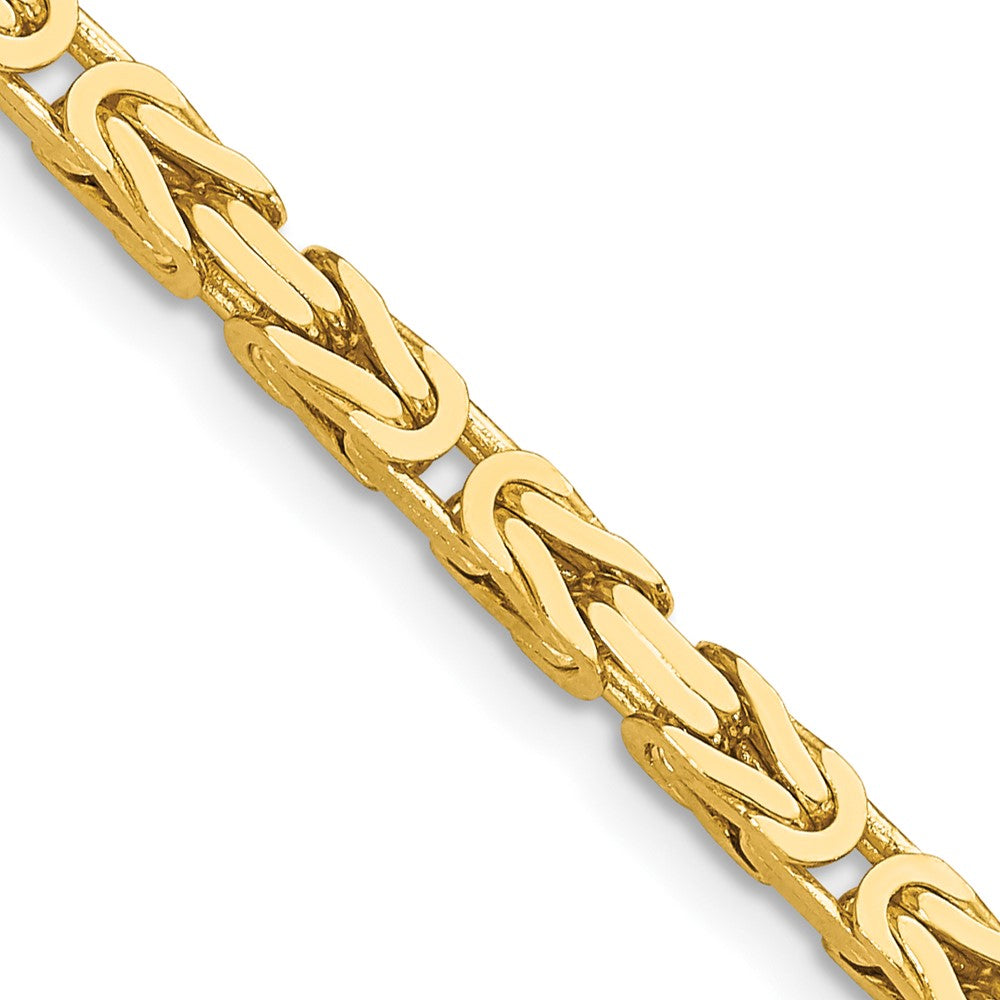 14k 3.25mm Byzantine Chain (30.65 grams)