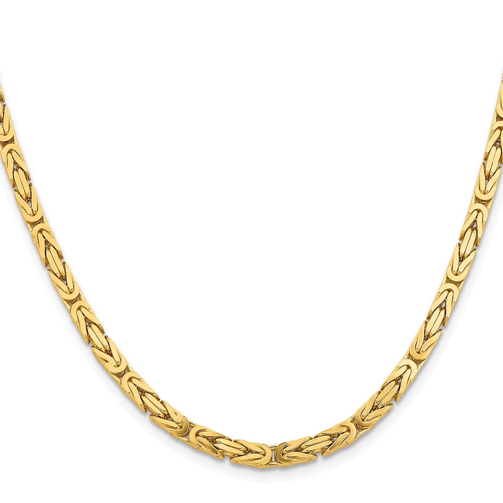 14k 4mm Byzantine Chain (49.17 grams)
