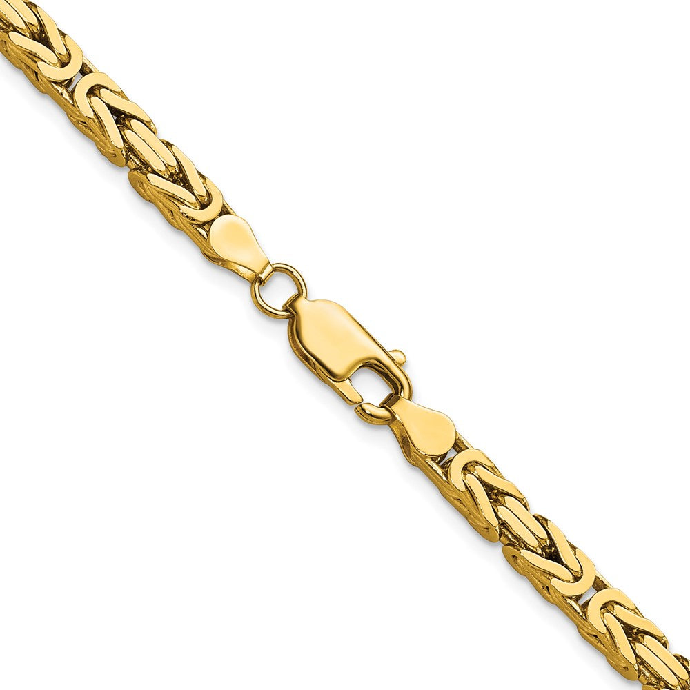 14k 4mm Byzantine Chain (49.17 grams)