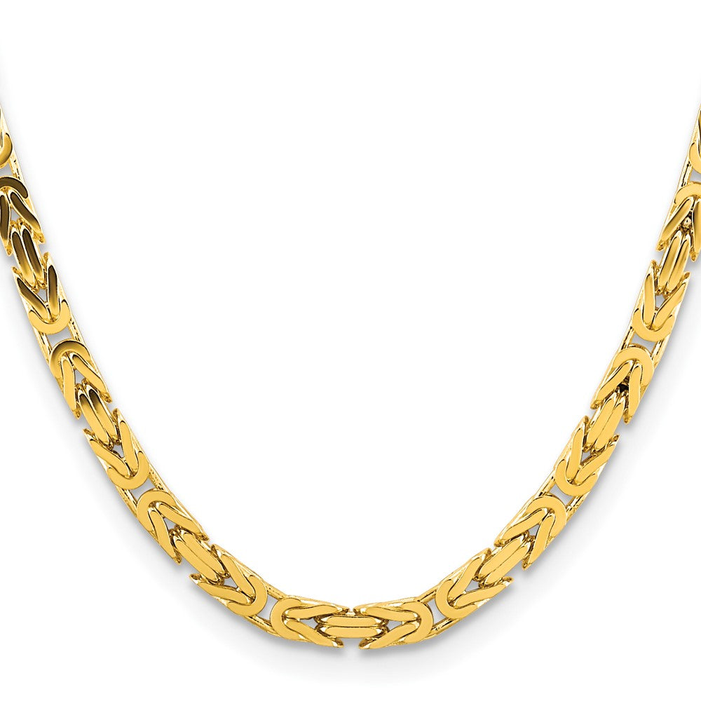 14k 5.25mm Byzantine Chain (107.68 grams)
