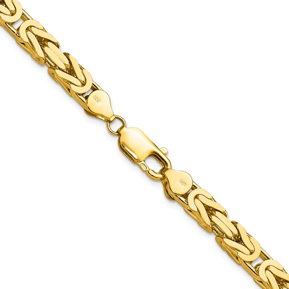 14k 5.25mm Byzantine Chain (107.68 grams)