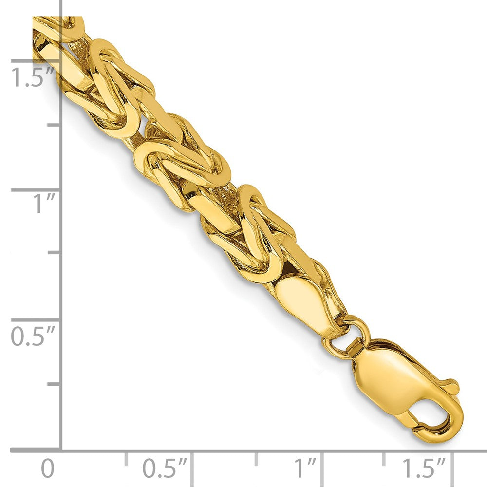 14k 5.25mm Byzantine Chain Bracelet (42.44 grams)