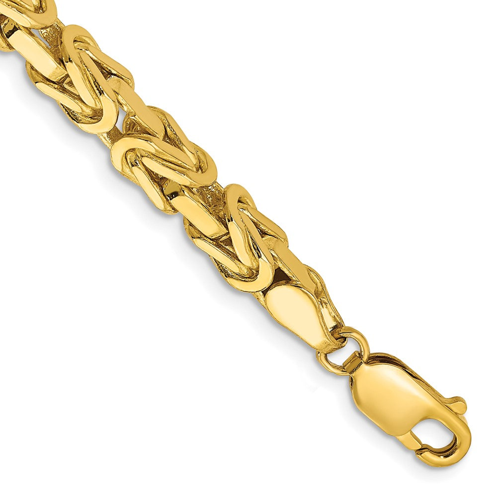 14k 5.25mm Byzantine Chain Bracelet (42.44 grams)