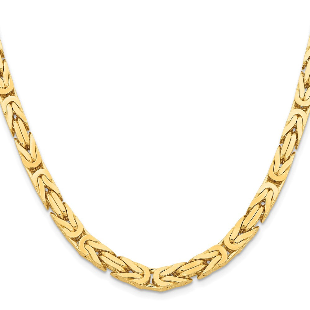 14k 6.5mm Byzantine Chain (148.45 grams)