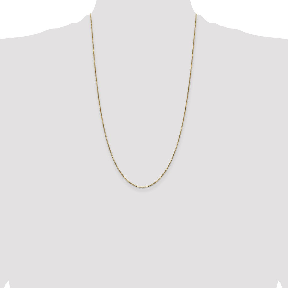 14k .9mm Box with Lobster Clasp Chain (2.13 grams)