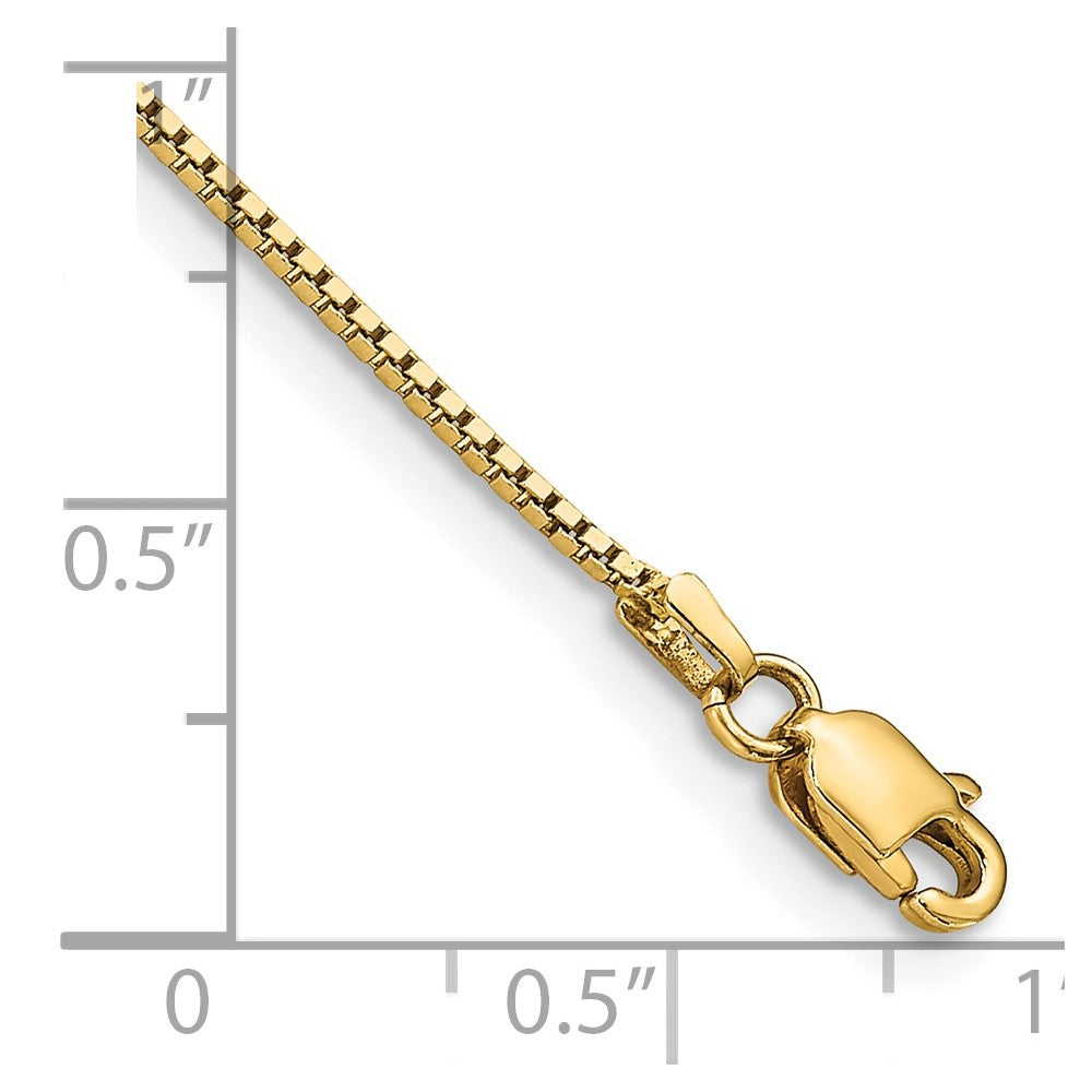 14k .95mm Box Chain Bracelet (1.40 grams)