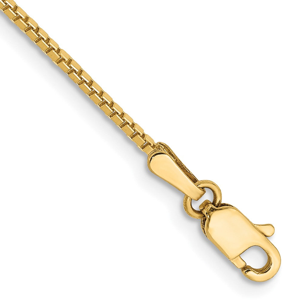 14k 1.1mm Box Chain Bracelet (1.90 grams)