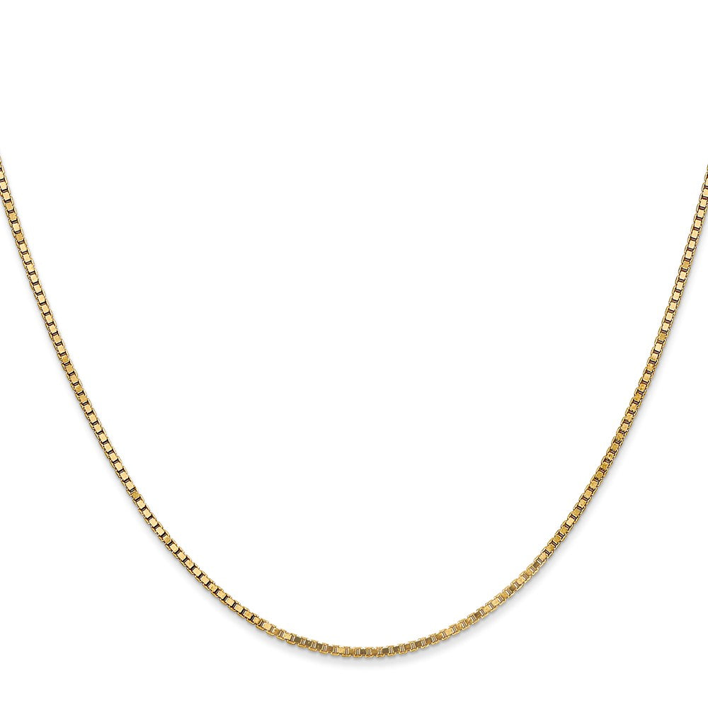 14k 1.3mm Box Chain (5.14 grams)