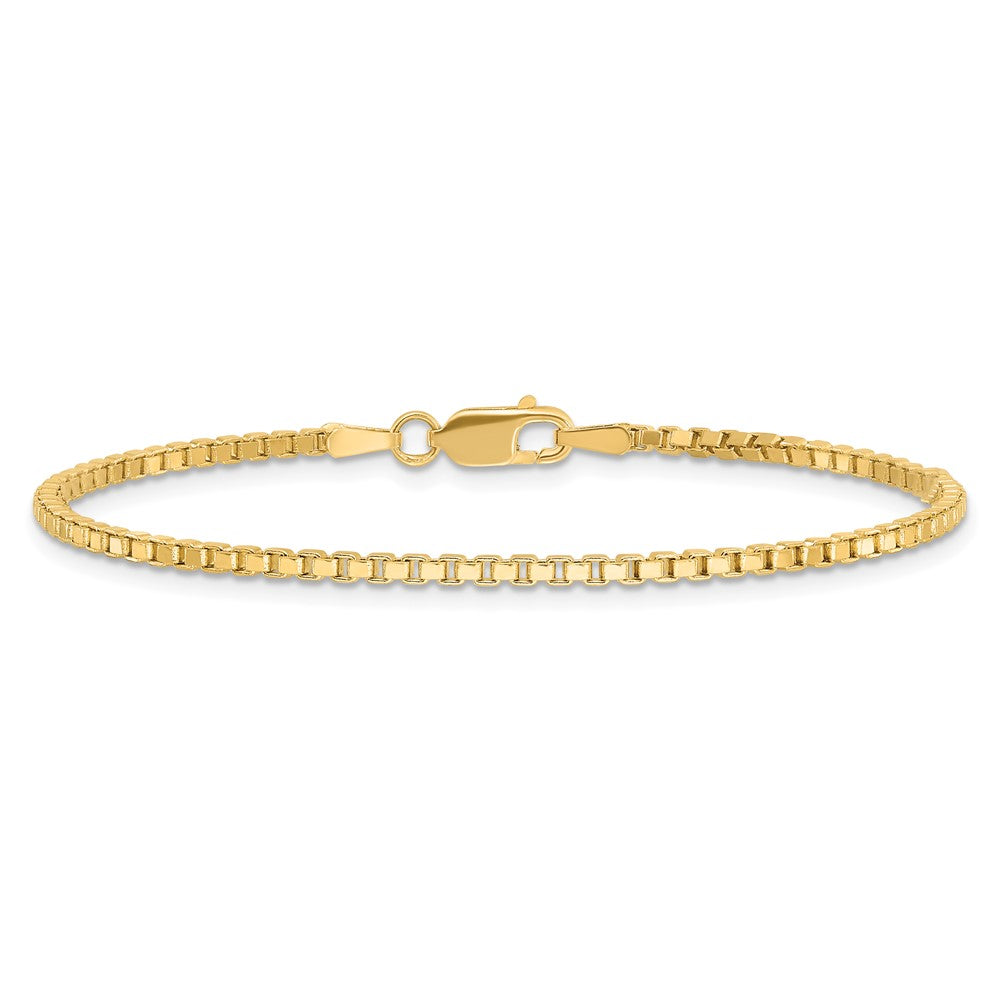 14k 1.9mm Box Chain Bracelet (3.89 grams)
