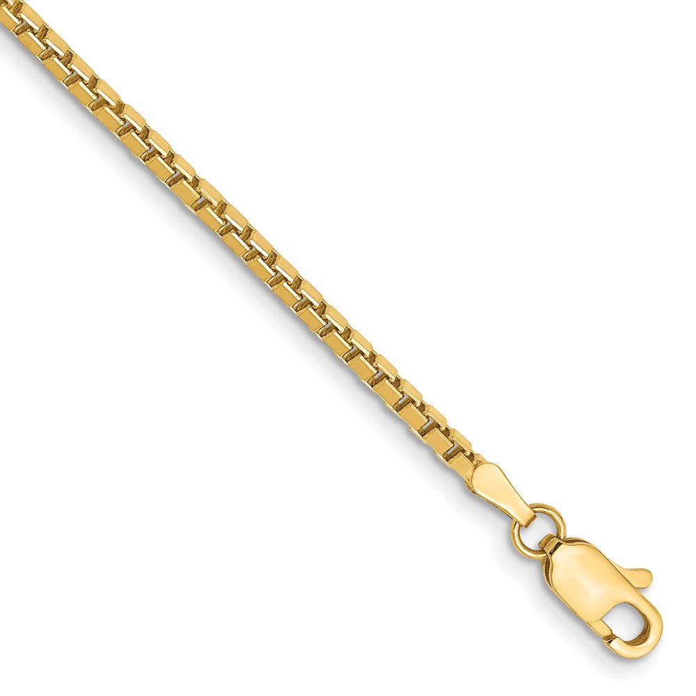 14k 1.9mm Box Chain Bracelet (3.89 grams)
