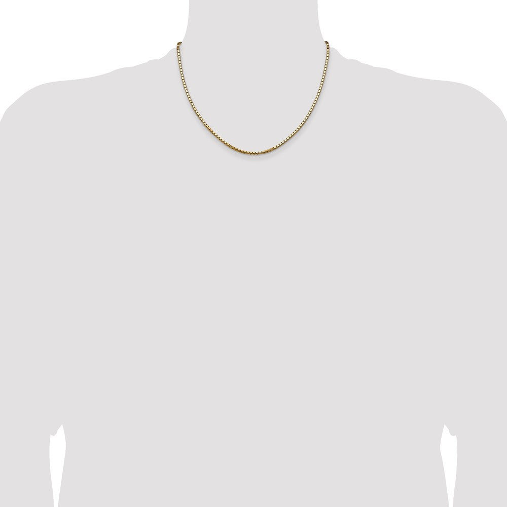 14k 2.5mm Box Chain (17.80 grams)