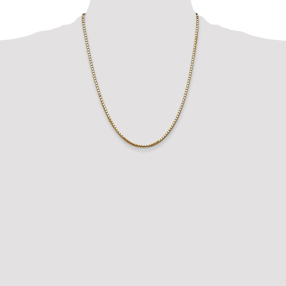 14k 2.5mm Box Chain (17.80 grams)