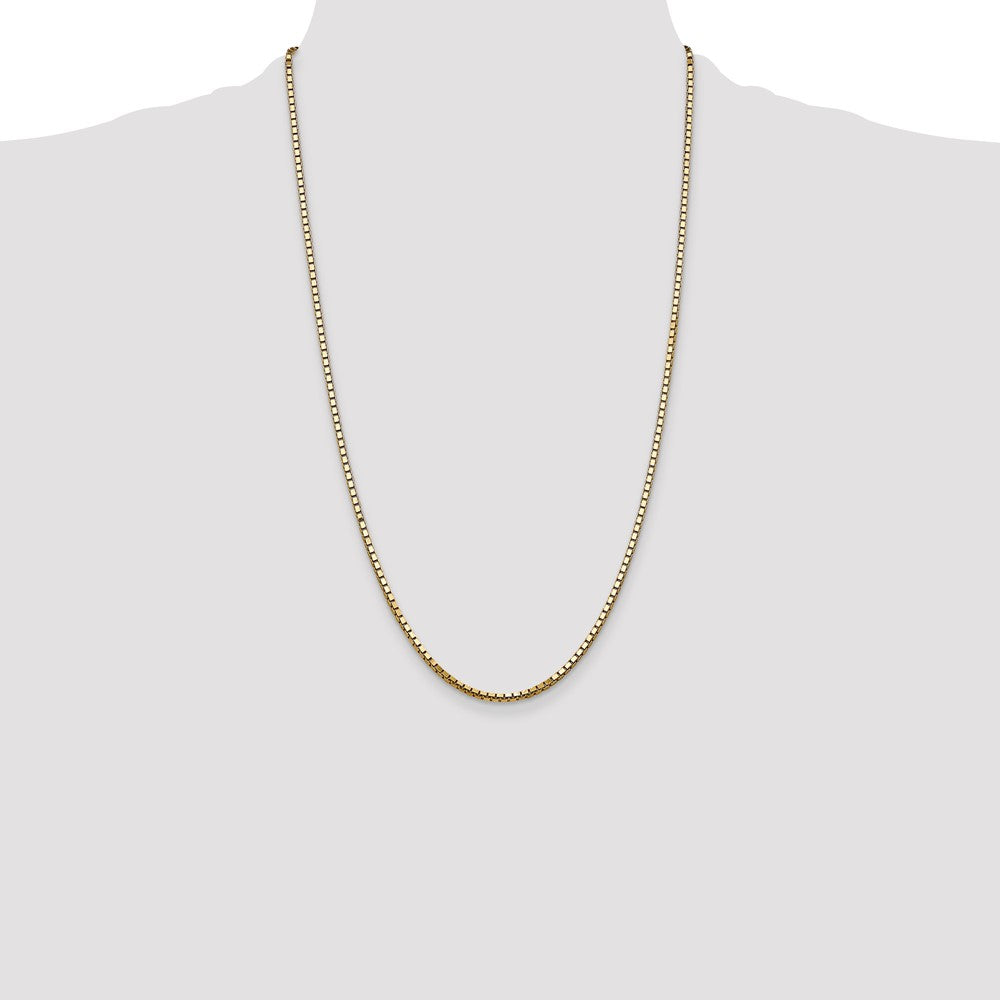 14k 2.5mm Box Chain (17.80 grams)