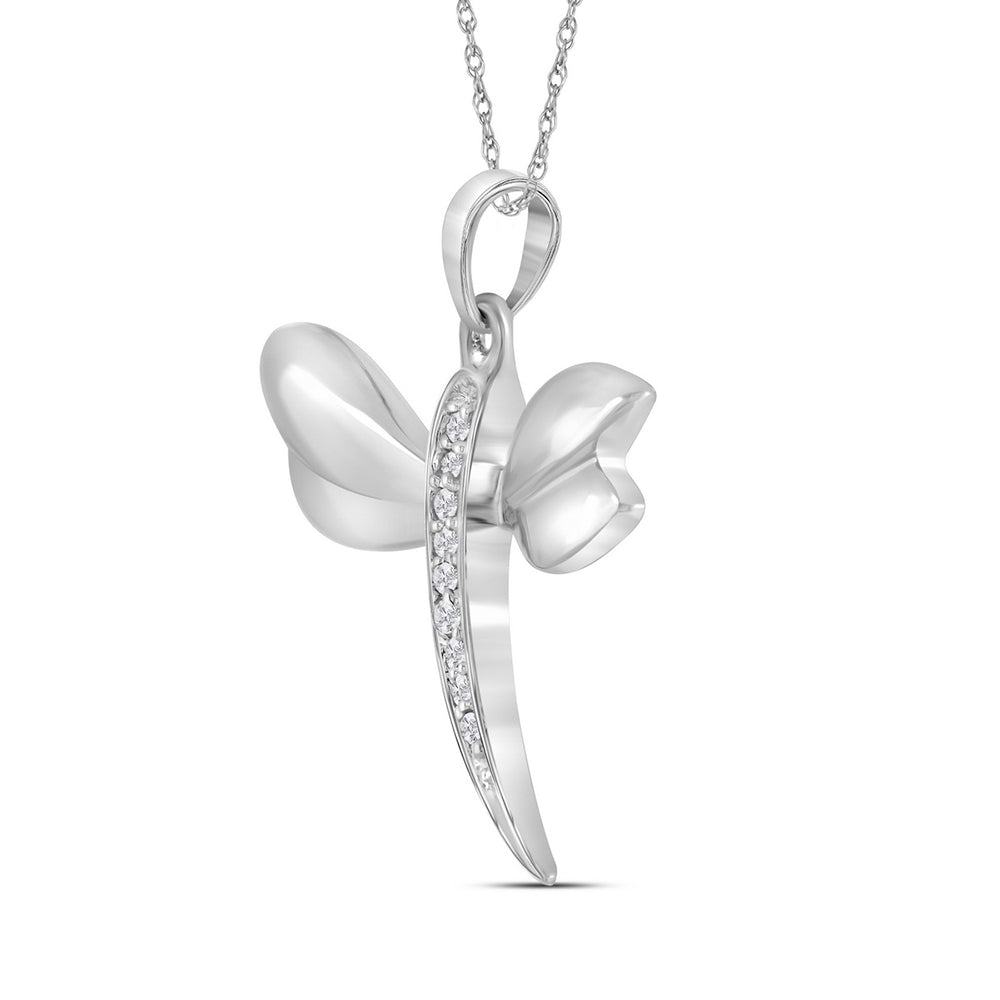 0.03Ct-Dia P3 Gift Butterfly Pendant (1.02 grams)