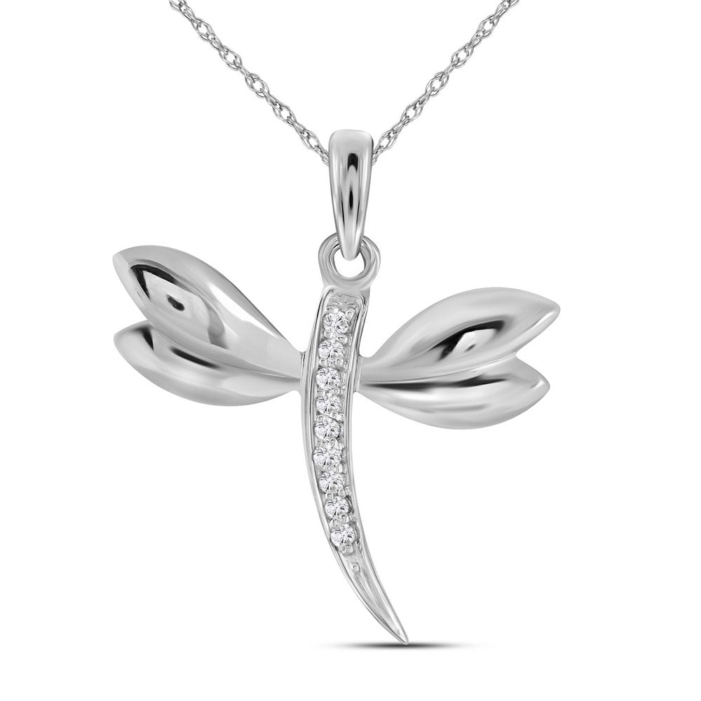 0.03Ctw-Dia P3 Gift Butterfly Pendant (1.25 grams)