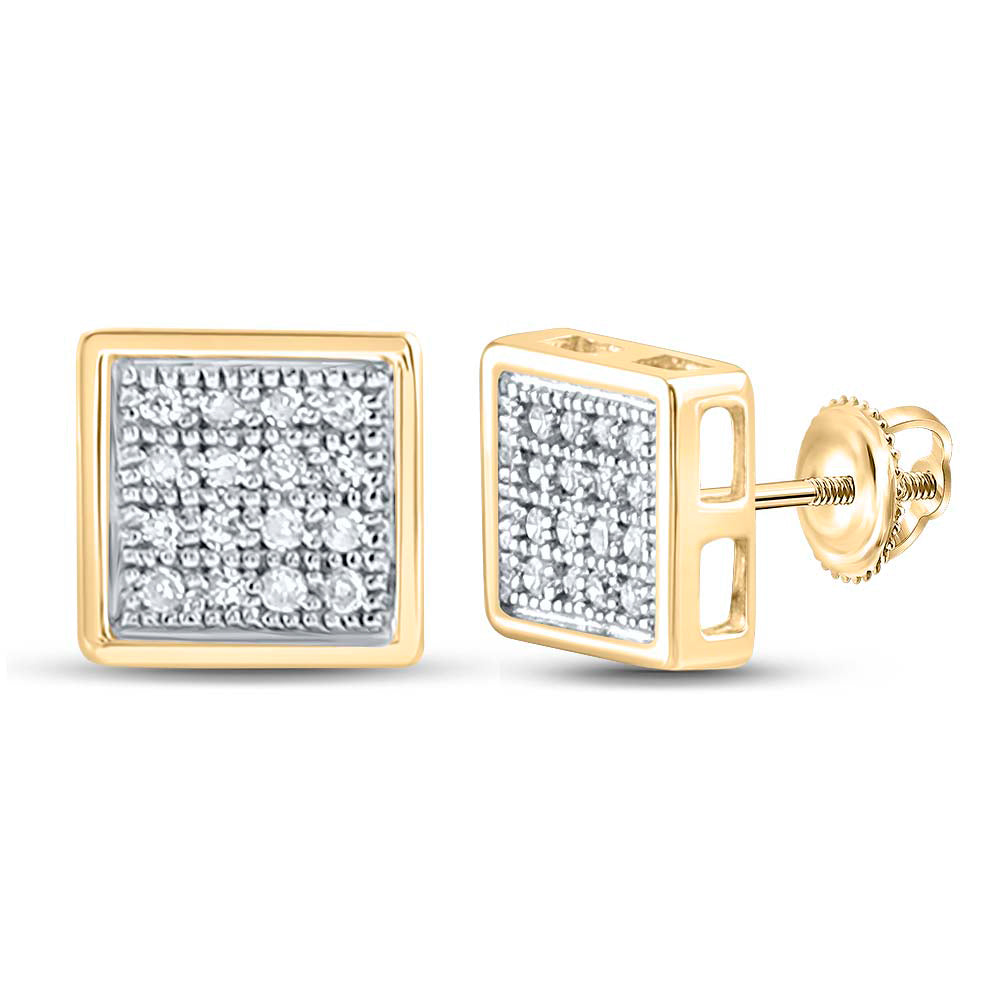 1/10Ct-Dia P3 Micro-Pave Earring (1.18 grams)