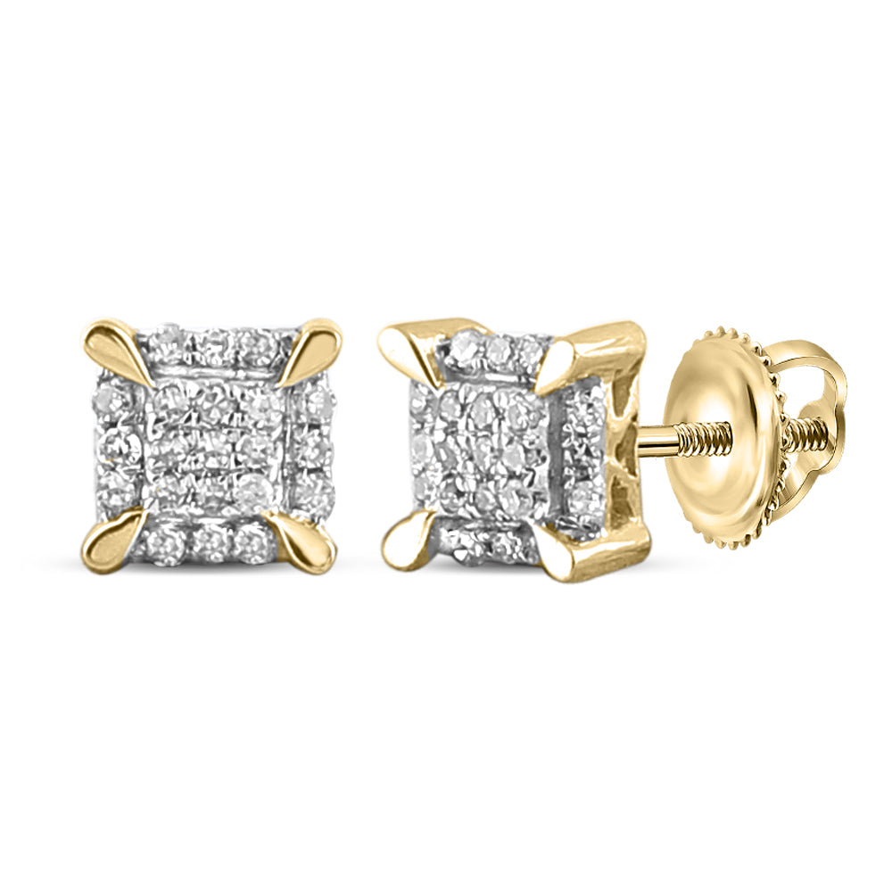 1/20Ct-Dia Micro-Pave Earring (0.96 grams)