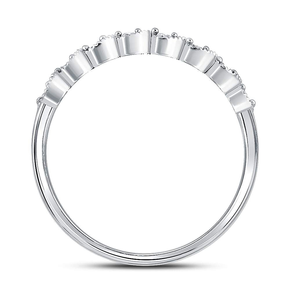1/10Ct-Dia Cn Stackable Band (1.41 grams)