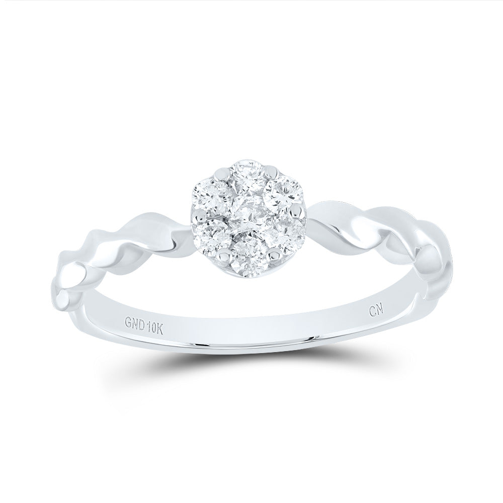 1/4 Ctw-Dia Cn Stackable Band (1.72 grams)