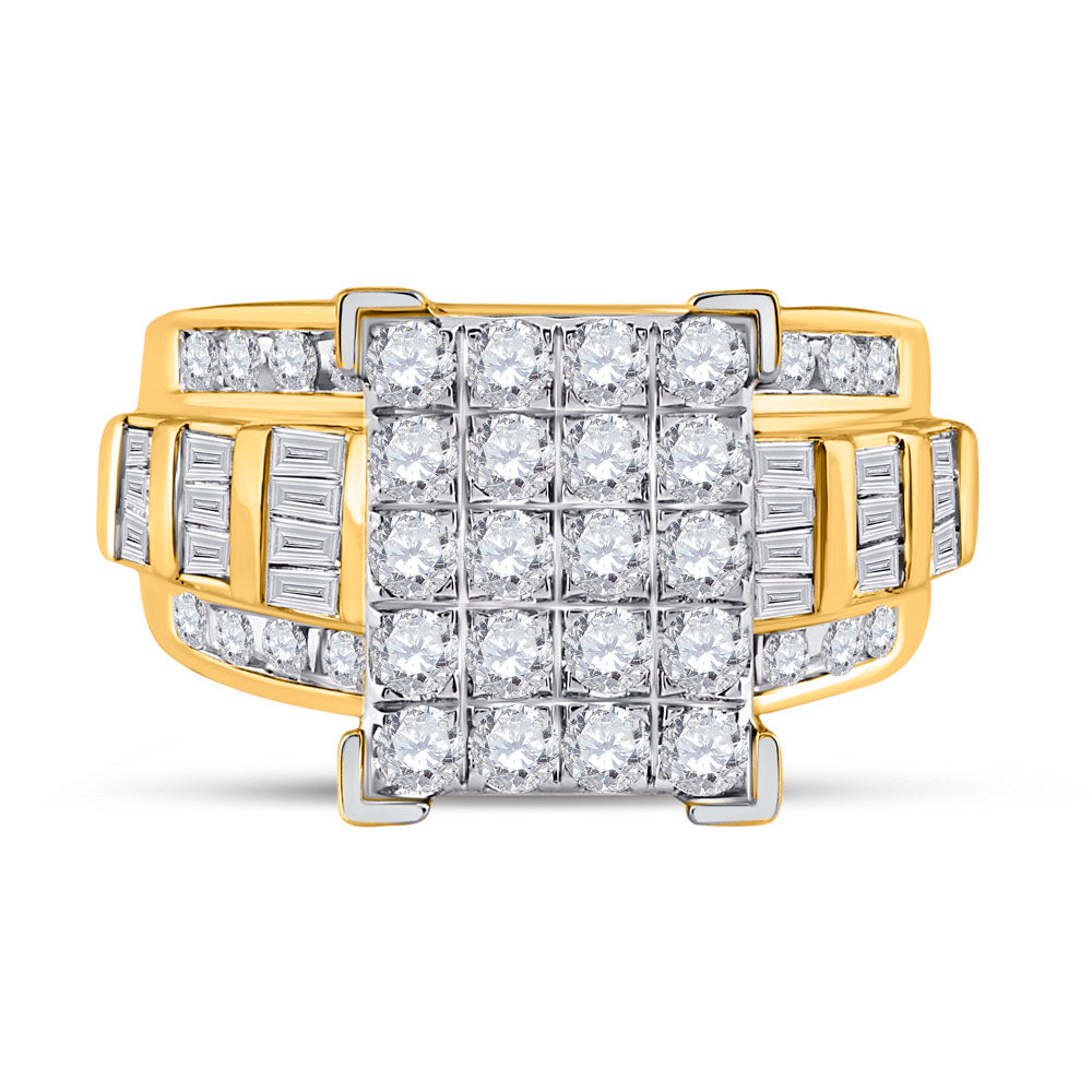 10Kt Yellow Gold 2 Ctw-Dia Cindy Ring (8.03 grams)