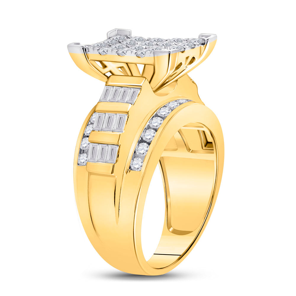 10Kt Yellow Gold 2 Ctw-Dia Cindy Ring (8.03 grams)