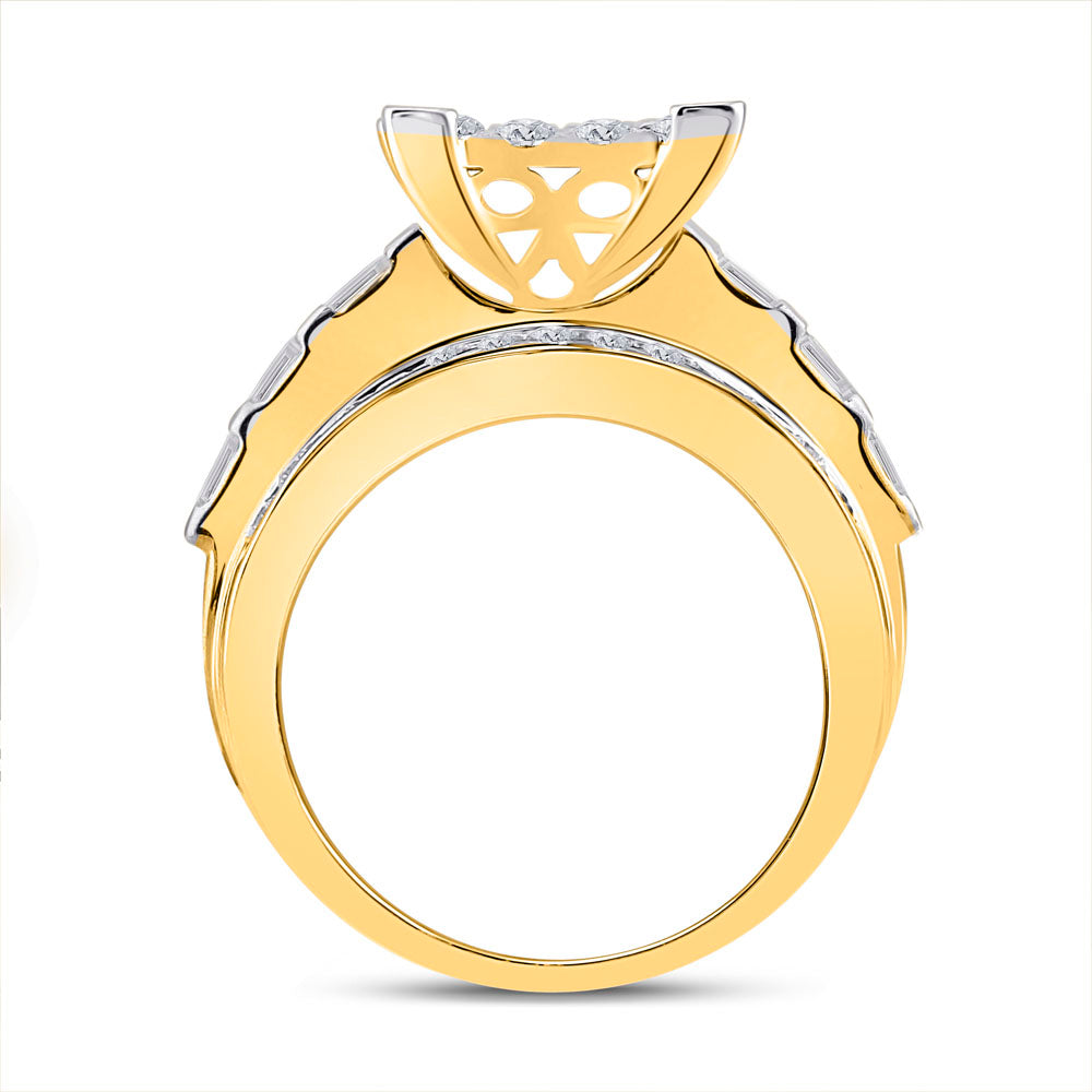 10Kt Yellow Gold 2 Ctw-Dia Cindy Ring (8.03 grams)