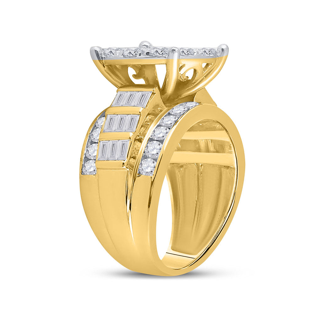 10Kt Yellow Gold 3Ctw Cindy Ring (8.28 grams)