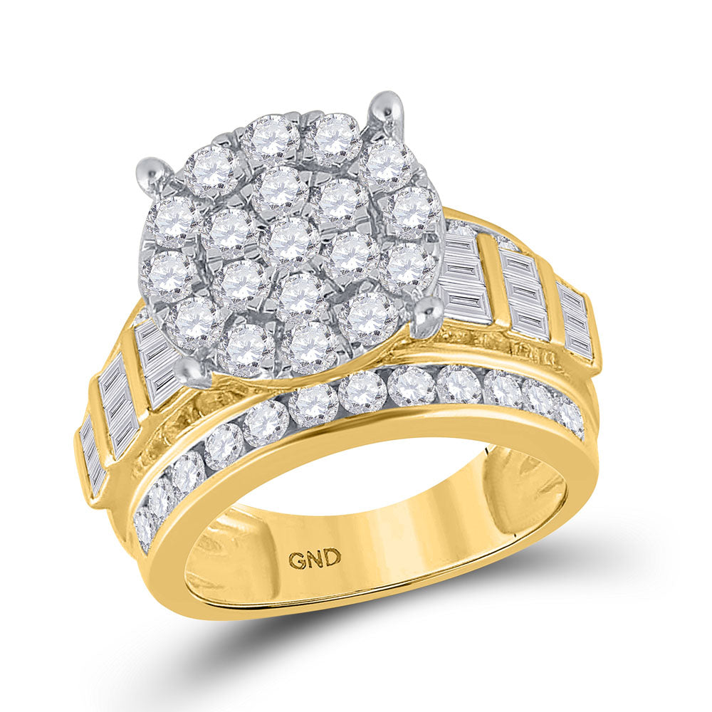 10Kt Yellow Gold 3Ctw Cindy Ring (8.28 grams)